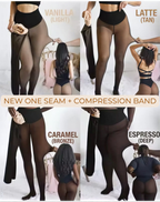 THE GLOW UP | TIK TOK VIRAL MAGIC LEGGINGS WITH COMPRESSION BAND & ONE SEAM